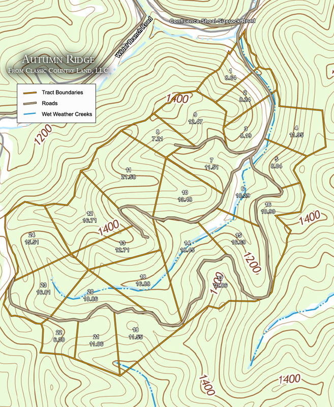 Autumn Ridge Tract 8 Wooded Paradise in Leslie County, Kentucky Listed