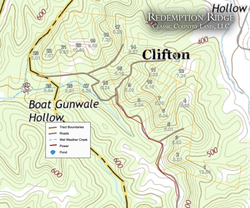 Own Tract 11 in Redemption Ridge Tennessee's Premier Recreational