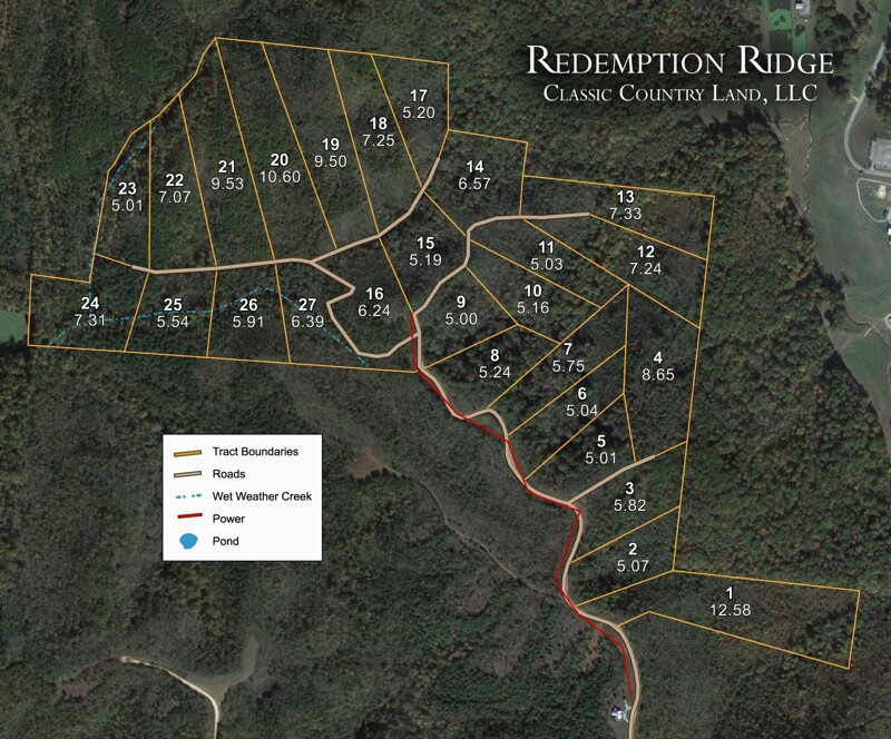 Own Tract 11 in Redemption Ridge Tennessee's Premier Recreational