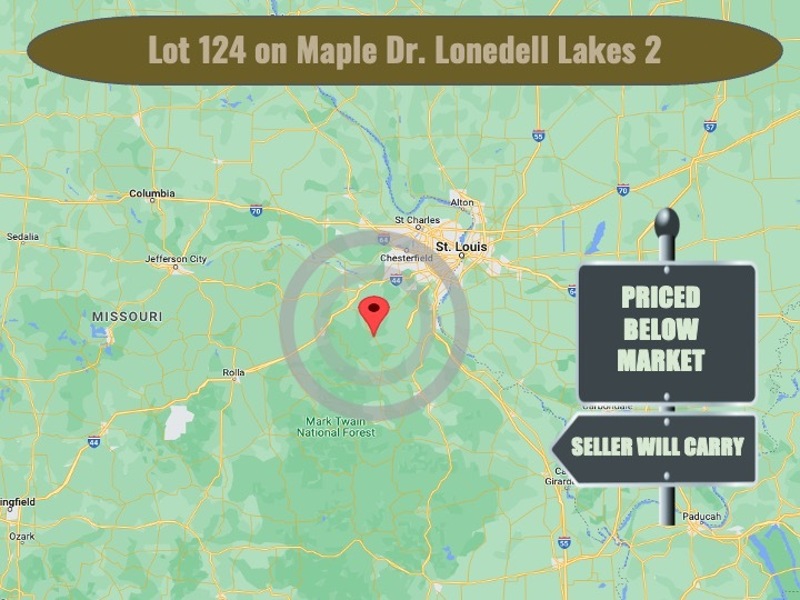 0.40 Acre Lot in Lonedell Lakes, Franklin, Missouri Listed on